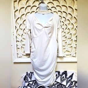 Shein Curve Jersey Dress 2XL NWOT and Aura Studded Choker Set